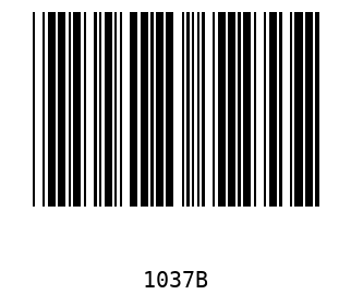 Barra Código, Code 39 1037