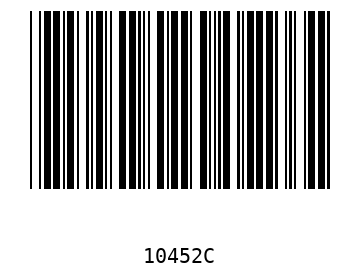 Barra Código, Code 39 10452