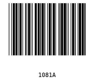Barra Código, Code 39 1081