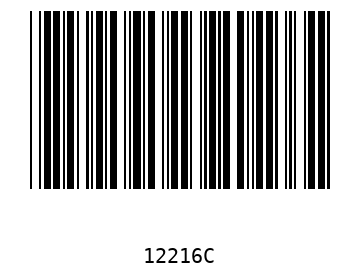 Barra Código, Code 39 12216