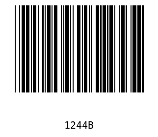 Barra Código, Code 39 1244