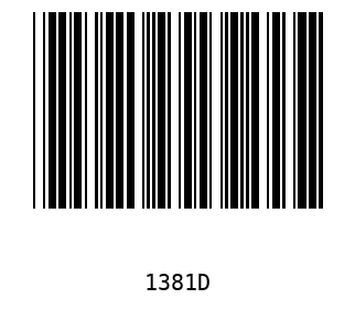 Barra Código, Code 39 1381