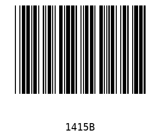 Barra Código, Code 39 1415
