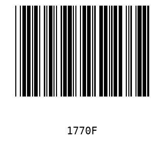 Barra Código, Code 39 1770