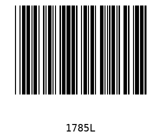 Barra Código, Code 39 1785
