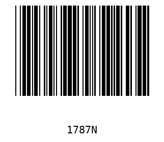 Barra Código, Code 39 1787