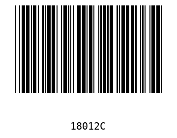 Barra Código, Code 39 18012