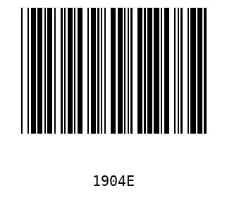 Barra Código, Code 39 1904