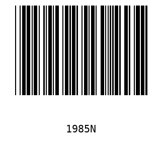 Barra Código, Code 39 1985
