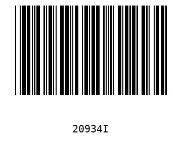 Barra Código, Code 39 20934