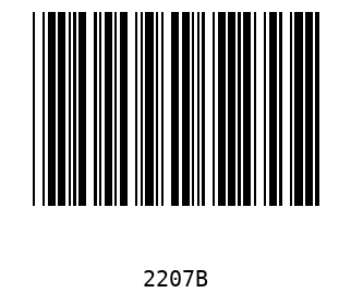 Barra Código, Code 39 2207