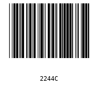 Barra Código, Code 39 2244