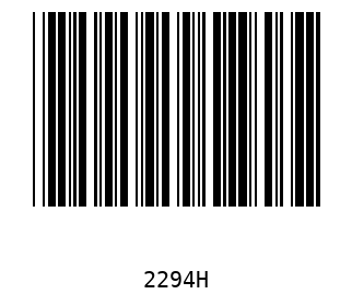 Barra Código, Code 39 2294