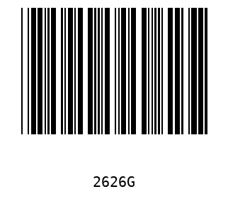 Barra Código, Code 39 2626