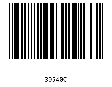 Barra Código, Code 39 30540
