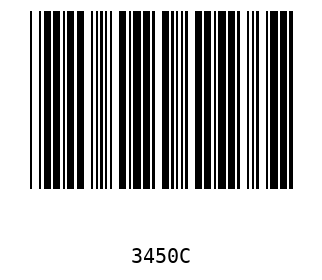 Barra Código, Code 39 3450