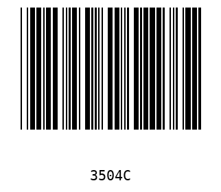 Barra Código, Code 39 3504