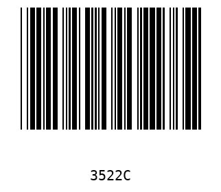 Barra Código, Code 39 3522