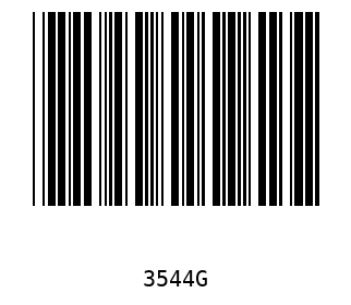 Barra Código, Code 39 3544