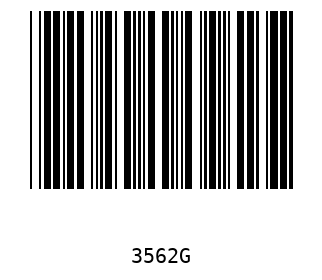 Barra Código, Code 39 3562