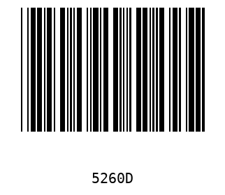 Barra Código, Code 39 5260
