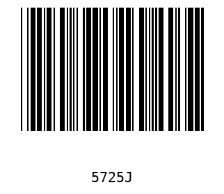 Barra Código, Code 39 5725