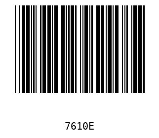 Barra Código, Code 39 7610