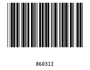 Barra Código, Code 39 86031