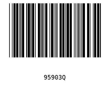 Barra Código, Code 39 95903