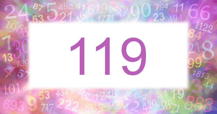 Sueño con el número 119
