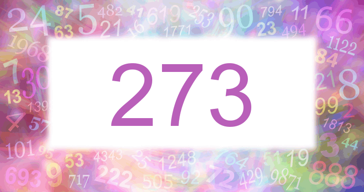 Sueño con el número 273