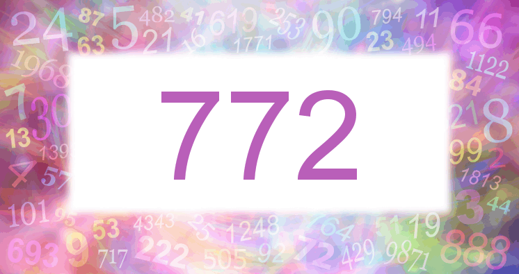 Sueño con el número 772