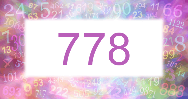 Sueño con el número 778