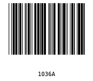 Barra Código, Code 39 1036
