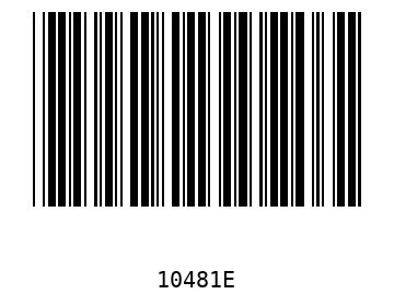 Barra Código, Code 39 10481