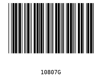 Barra Código, Code 39 10807