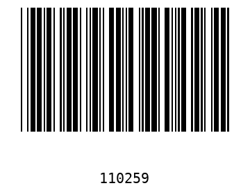 Barra Código, Code 39 11025