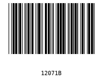 Barra Código, Code 39 12071