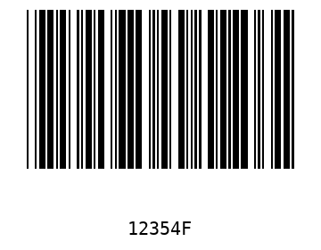 Barra Código, Code 39 12354