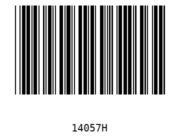 Barra Código, Code 39 14057