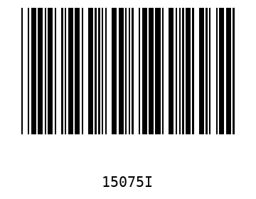 Barra Código, Code 39 15075