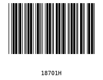 Barra Código, Code 39 18701