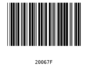 Barra Código, Code 39 20067