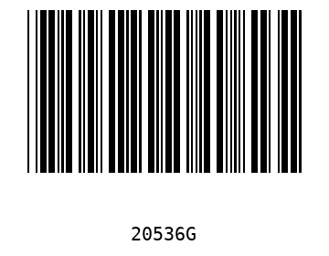 Barra Código, Code 39 20536