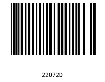 Barra Código, Code 39 22072