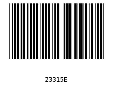 Barra Código, Code 39 23315
