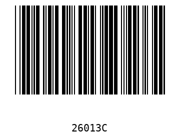 Barra Código, Code 39 26013