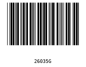 Barra Código, Code 39 26035