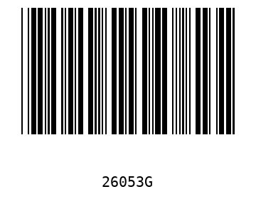 Barra Código, Code 39 26053