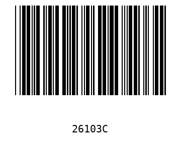 Barra Código, Code 39 26103
